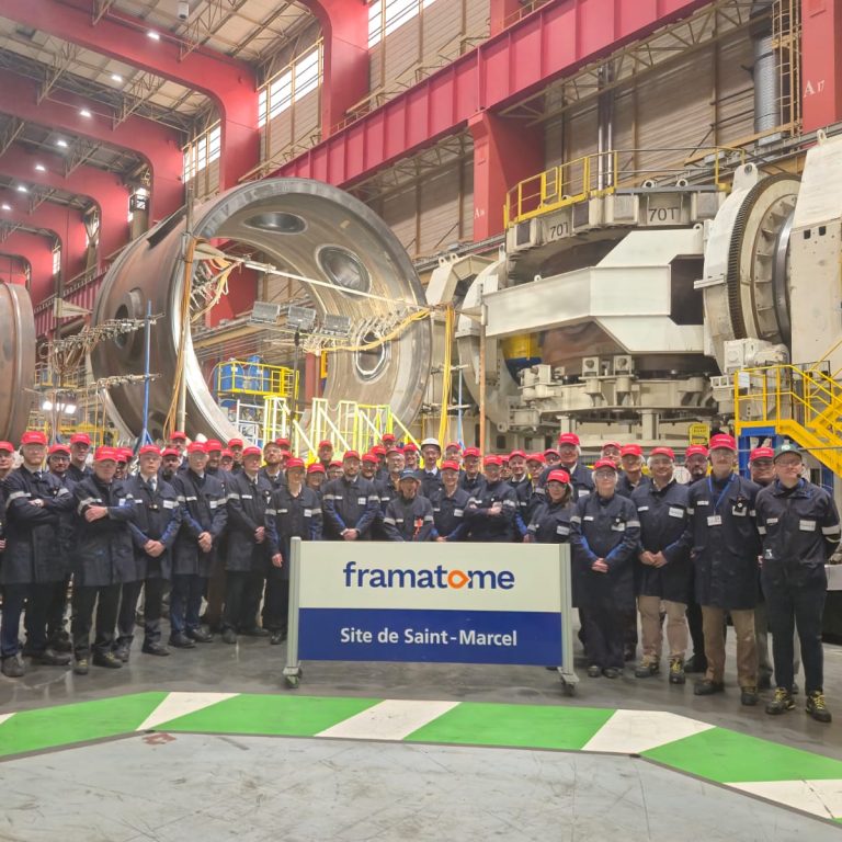 visite de l’usine Framatome de Saint-Marcel